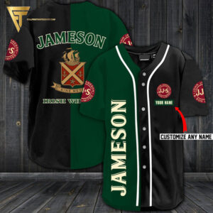 [Top-Selling] Personalized John Jameson Irish Whiskey Baseball Jersey Shirt