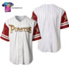 [Top-Selling] Pirates Of The Caribbean Skull Crossbones Stripe All Over Print Baseball Jersey