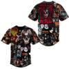 [Top-Selling] Retro Kiss Rock Band All Over Print Baseball Jersey
