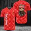 [Top-Selling] Supreme And Lv Baby Groot Full Print Baseball Jersey