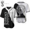 [Top-Selling] Versace Monogram Black White All Over Printed Baseball Jersey