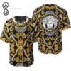 [Top-Selling] Versace Monogram Gold All Over Printed Baseball Jersey