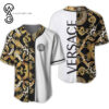 [Top-Selling] Versace White Gold Symbol All Over Printed Baseball Jersey