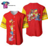 [Top-Selling] Winnie The Pooh Team Full Printing Baseball Jersey