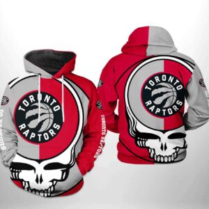 Toronto Raptors NBA Grateful Dead 3D Printed Hoodie/Zipper Hoodie - ba256cfbddb7