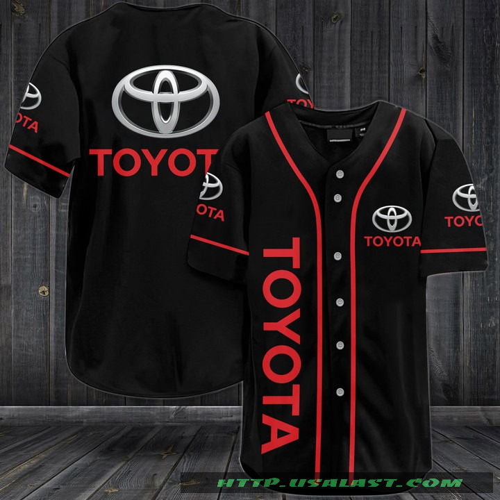 Toyota Baseball Jersey Shirt Toyota Baseball Jersey Shirt