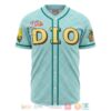 Trippy Auratic Dio Jojos Bizarre Adventure Baseball Jersey