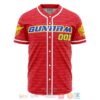 Trippy Burning Gundam Baseball Jersey