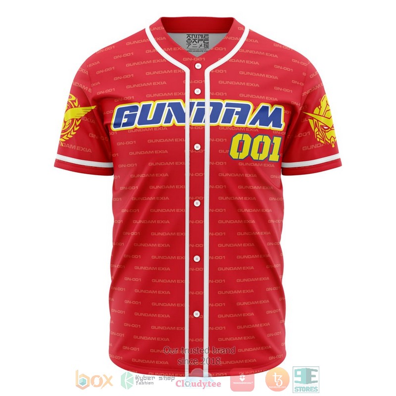 Trippy Burning Gundam Baseball Jersey Trippy Burning Gundam Baseball Jersey