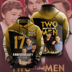 Two And A Half Men Movie Character Anniversary 17 Years 3D Hoodie For Men For Women All Over Printed Hoodie Shirt 2020 - 091d36d50201
