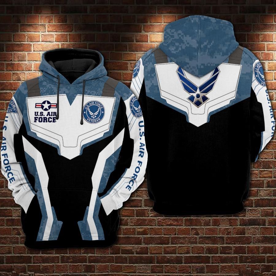 U.S Air Force Veteran 3D Hoodie All Over Printed Hoodie - 5fef00180275 U.S Air Force Veteran 3D Hoodie All Over Printed Hoodie - 5fef00180275