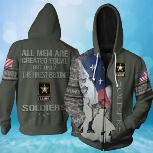 US ARMY 3D Hoodie 3D All Over Printed Hoodie - 2f594c1986e9