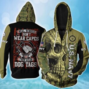 US Navy 3D Hoodie 3D All Over Printed Hoodie - 500de58e7aef