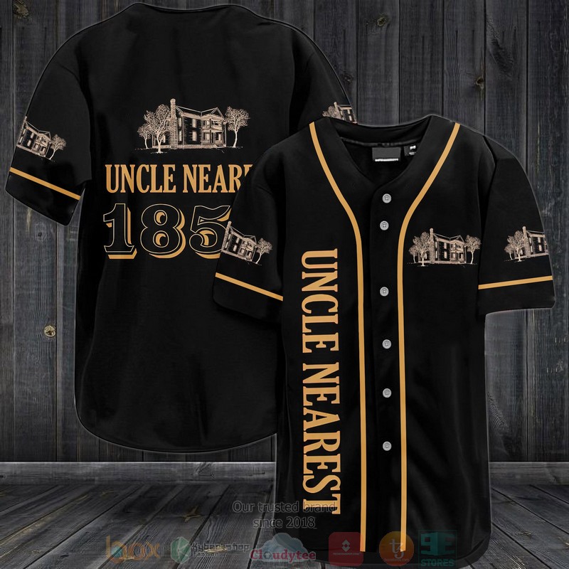 Uncle Nearest 1856 Premium Whiskey Baseball Jersey Uncle Nearest 1856 Premium Whiskey Baseball Jersey