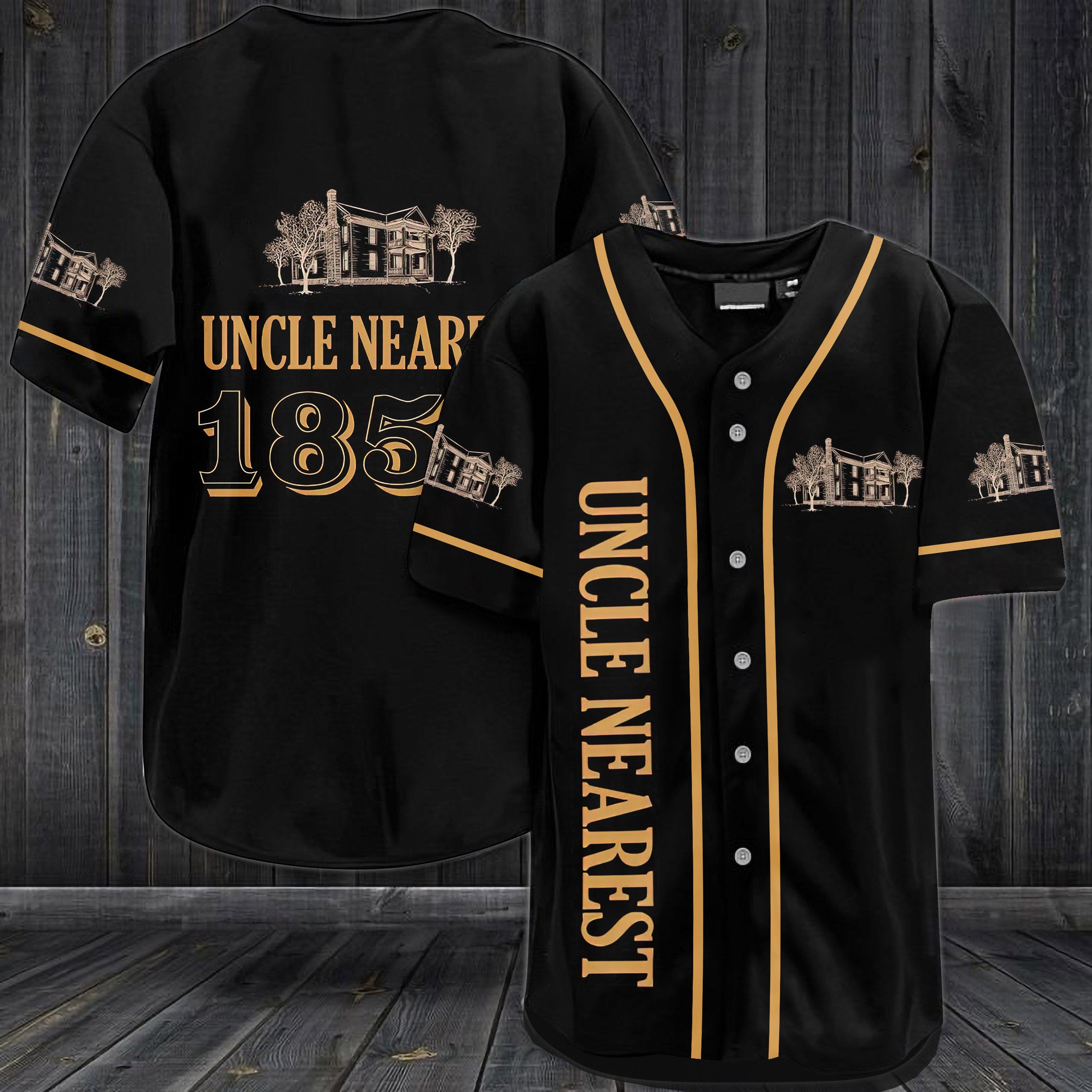 Uncle Nearest 1856 Whiskey Baseball Jersey Uncle Nearest 1856 Whiskey Baseball Jersey