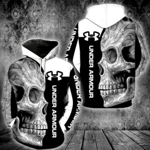 Under Armour Skull Full All Over Print 3D Hoodie For Men And Women - 37f4b0fc9261
