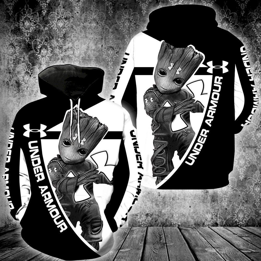 Under Armour With Groot All Over Print 3D Hoodie For Men And Women - 66e97eb4fedf Under Armour With Groot All Over Print 3D Hoodie For Men And Women - 66e97eb4fedf