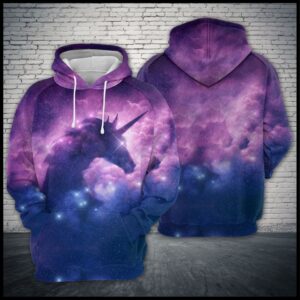 Unicorn Galaxy 3D Printed Hoodie/Zipper Hoodie - 4823c3a126c8