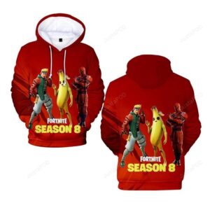 Unisex Fortnite 3D Hoodie For Men Women All Over 3D Printed Hoodie Season 8 Print Sweatshirt - 8cd2920c4235