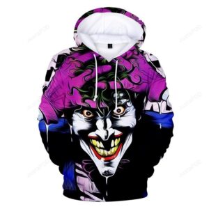 Unisex Haha Joker Crazy Grasping Hair 3D Print Sweatshirt 3D Hoodie For Men Women All Over 3D Printed Hoodies - aca6a5ceea4b