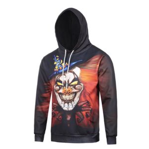 Unisex Halloween 3D Hoodie For Men Women All Over 3D Printed Hoodie With Horror Clown Print - 2a5be95e87bf