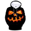 Unisex Halloween 3D Hoodie For Men Women All Over 3D Printed Hoodies Black Pumpkin Printed Pullover Jacket Sweatshirt - 3feca676b646