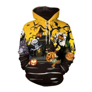 Unisex Halloween Ghost 3D Hoodie For Men Women All Over 3D Printed Hoodie 3D Printed Eve Sweatshirt - 40b7eeb8c44e