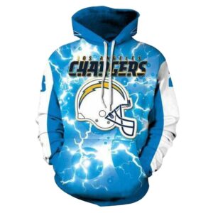 Unisex Los Angeles Chargers 3D Hoodie For Men Women All Over 3D Printed Hoodies Team Uniform 3D Print Pullover Jacket Sweatshirt - b4a5803cd110