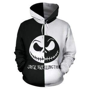 Unisex Nightmare Before Christmas 3D Hoodie For Men Women All Over 3D Printed Hoodies Jack Skellington Printed Pullover Jacket Sweatshirt - f16c4379ece2