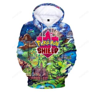 Unisex Pokemon Shield 3D Hoodie For Men Women All Over 3D Printed Hoodies Youth Printed Sweatshirt - 33cbba40e77b