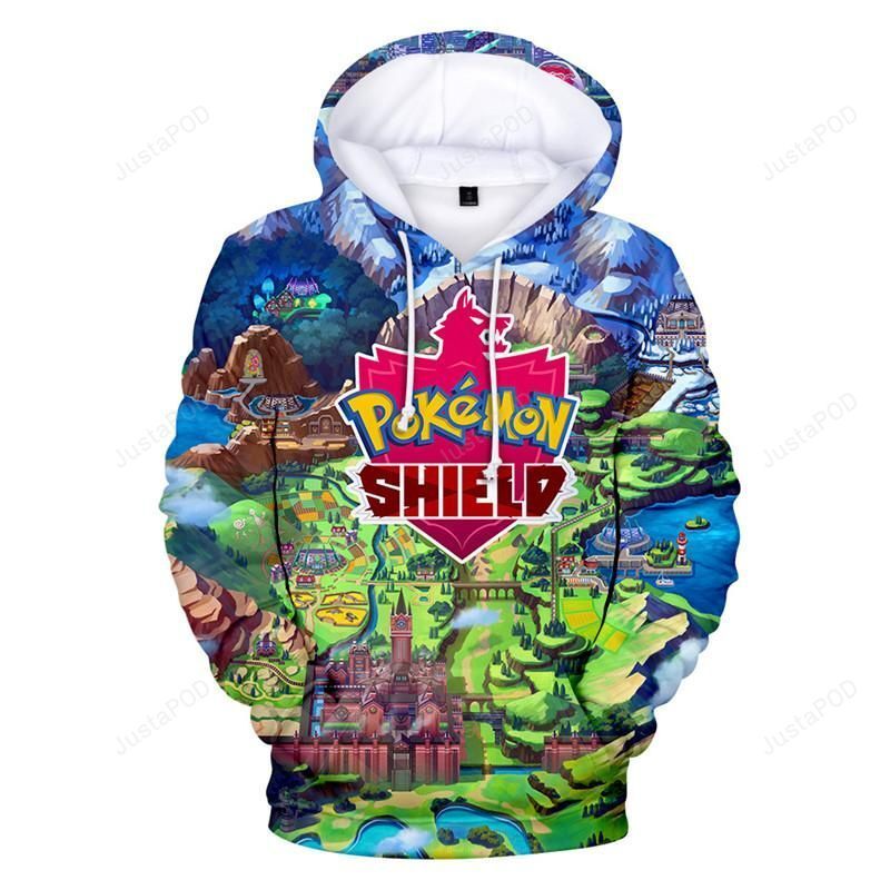 Unisex Pokemon Shield 3D Hoodie For Men Women All Over 3D Printed Hoodies Youth Printed Sweatshirt - 33cbba40e77b Unisex Pokemon Shield 3D Hoodie For Men Women All Over 3D Printed Hoodies Youth Printed Sweatshirt - 33cbba40e77b