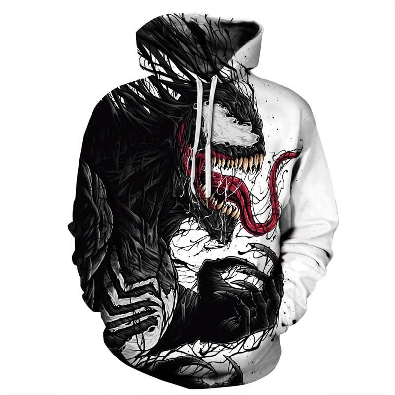 Unisex Venom Printed 3D Hoodie For Men Women All Over 3D Printed Hoodie Halloween Sweatshirt Costume - a499b26f0676 Unisex Venom Printed 3D Hoodie For Men Women All Over 3D Printed Hoodie Halloween Sweatshirt Costume - a499b26f0676