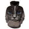Upset cat 3D 3D Hoodie For Men Women All Over 3D Printed Hoodies - fa320c49d9e5