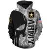 Us Army Skull Pullover And Zip Pered Hoodies Custom 3D Graphic Printed 3D Hoodie All Over Print Hoodie For Men For Women - 191b65525f53