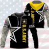 Us Army Star Pullover And Zip Pered Hoodies Custom 3D Graphic Printed 3D Hoodie All Over Print Hoodie For Men For Women - 5bf6e8c01f71