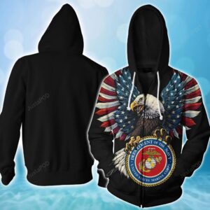 Us Marine Corps 3D Hoodie 3D All Over Printed Hoodie - fe28b046aaa4