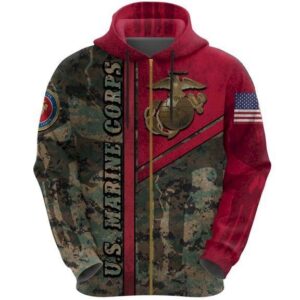 Us Marine Corps 3D Hoodie For Men For Women All Over Printed Hoodie - 2f2e5d3588d3