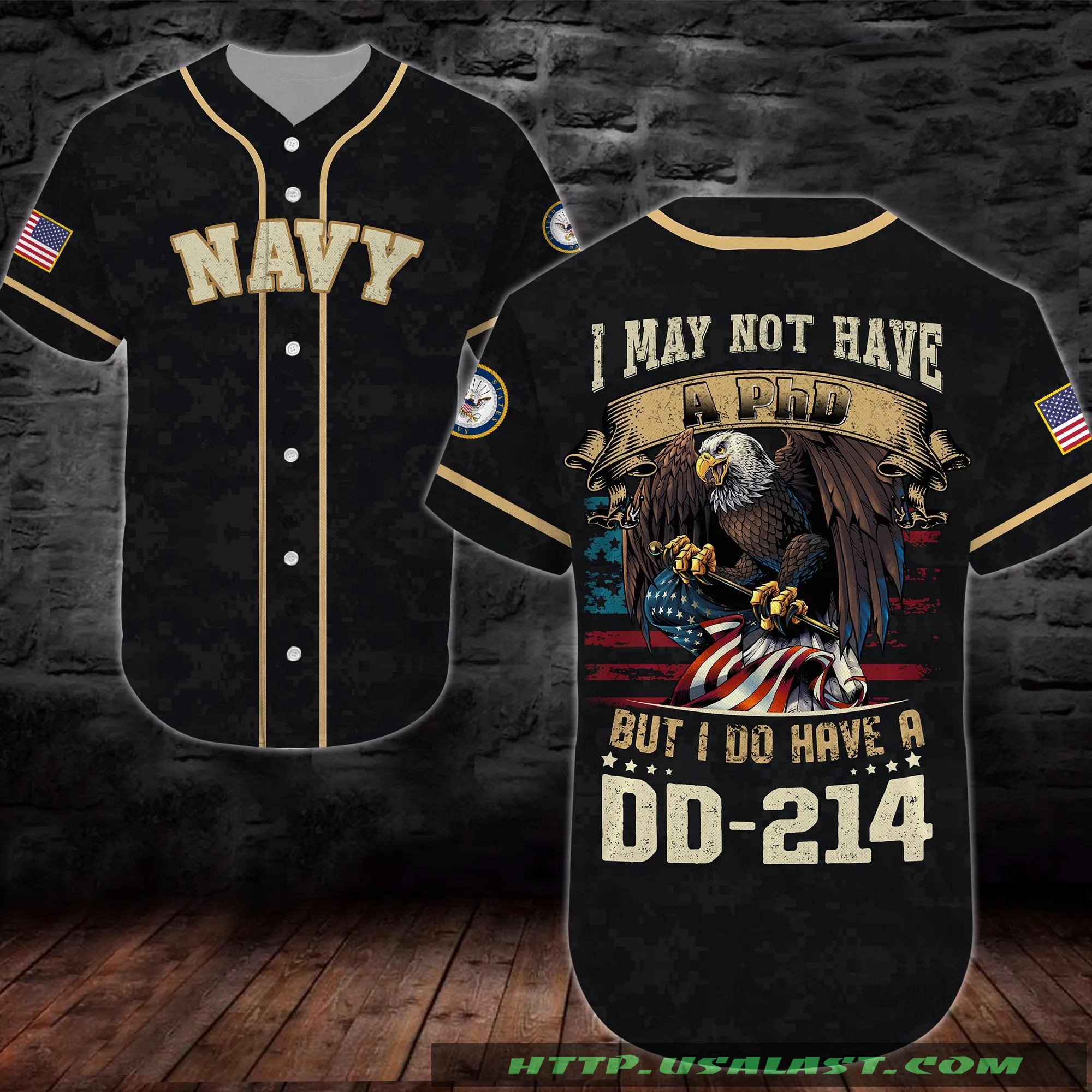 Us Navy I Do Have A Dd-214 Baseball Jersey Shirt Us Navy I Do Have A Dd-214 Baseball Jersey Shirt