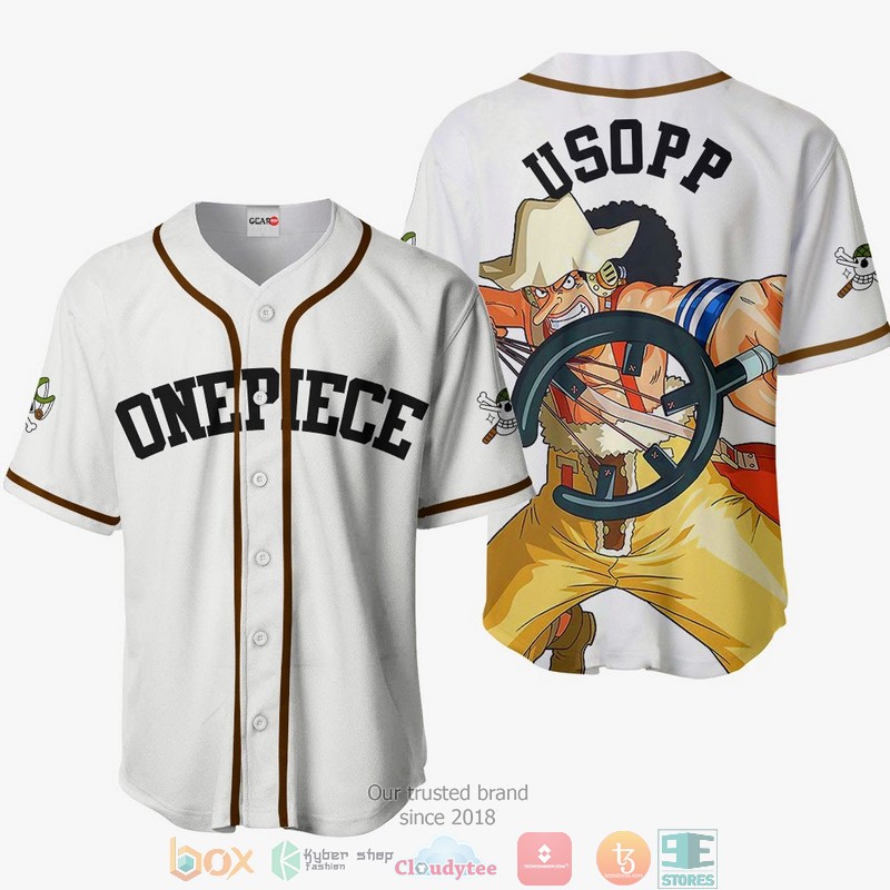 Usopp One Piece For Otaku Baseball Jersey Usopp One Piece For Otaku Baseball Jersey