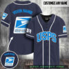 Usps Custom Name Baseball Jersey Shirt