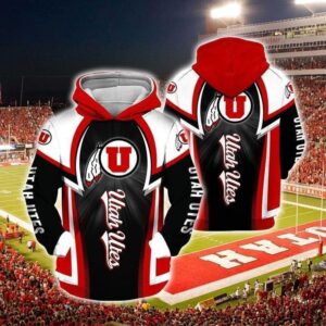 Utah Utes Fan Pullover And Zip Pered Hoodies Custom 3D Graphic Printed 3D Hoodie All Over Print Hoodie For Men For Women - 6db0818157aa