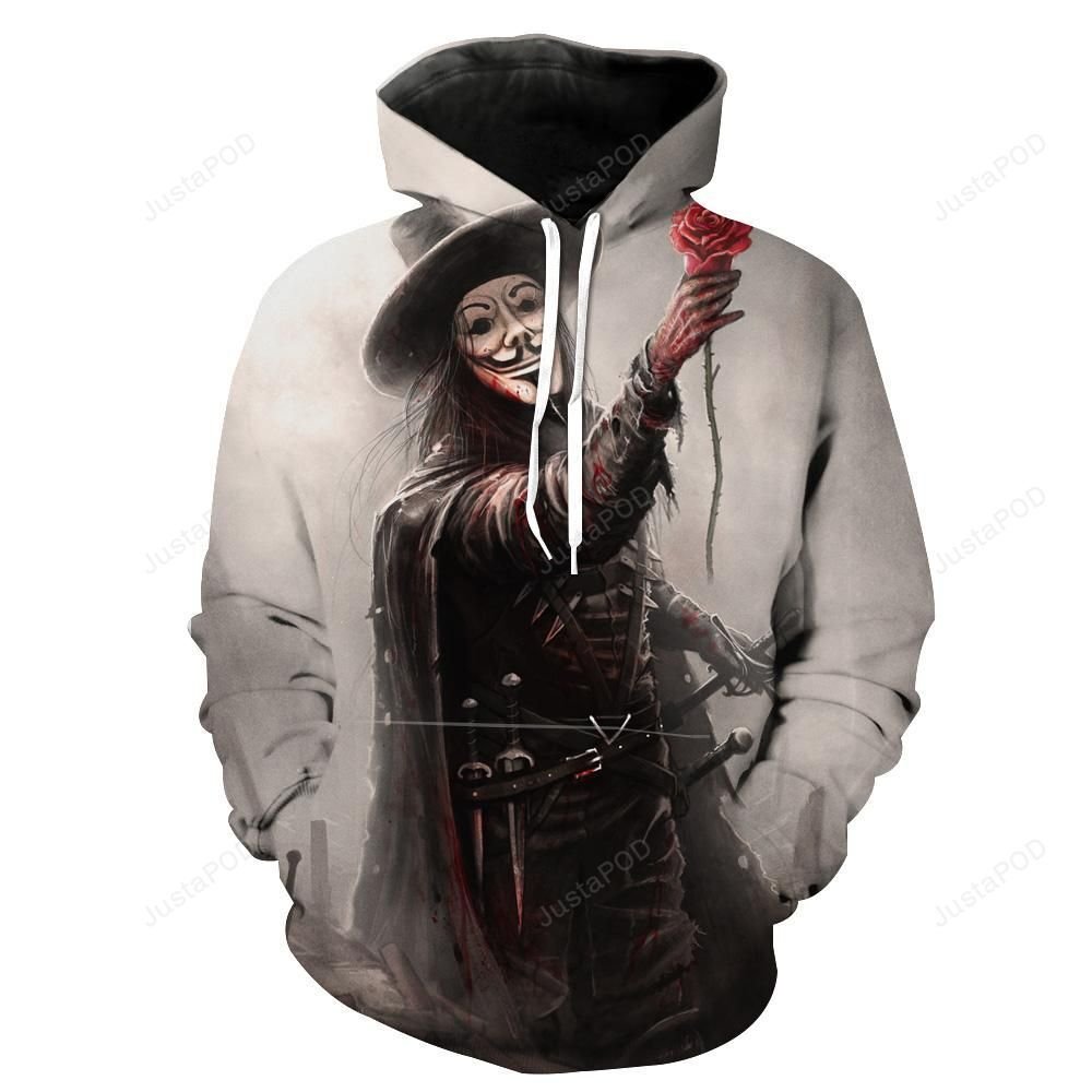 V for Vendetta 3D Hoodie For Men Women All Over 3D Printed Hoodie � V Rose Clothes - 191160ac58c2 V for Vendetta 3D Hoodie For Men Women All Over 3D Printed Hoodie � V Rose Clothes - 191160ac58c2