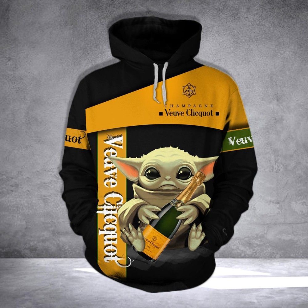 VEUVE CLICQUOT BABY YODA 3D Hoodie All Over Printed Hoodie - 7c34cd9163ba VEUVE CLICQUOT BABY YODA 3D Hoodie All Over Printed Hoodie - 7c34cd9163ba