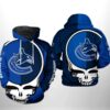 Vancouver Canucks NHL Grateful Dead 3D Printed Hoodie/Zipper Hoodie - 4b71cfd00ae4