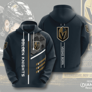Vegas Golden Knights 3D Hoodie - 512afcecf643
