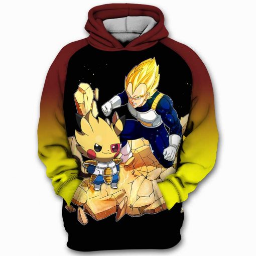 Vegeta Pikachu Pokemon Dragon Ball Z 3D Printed Hoodie/Zipper Hoodie - 701f85c1dba6 Vegeta Pikachu Pokemon Dragon Ball Z 3D Printed Hoodie/Zipper Hoodie - 701f85c1dba6