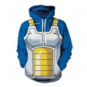 Vegeta Saiyan Armor Dragon Ball 3D Sweatshirt 3D Hoodie For Men Women All Over 3D Printed Hoodie Pullover - ea83e59e0446