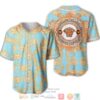 Versace Gold Pattern Pastel Blue Baseball Jersey