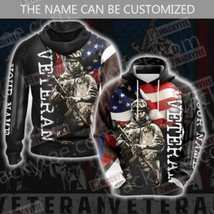 Veteran (Customized Name) Unisex 3D Hoodie All Over Print Hoodie3207 - f78dada6d0eb