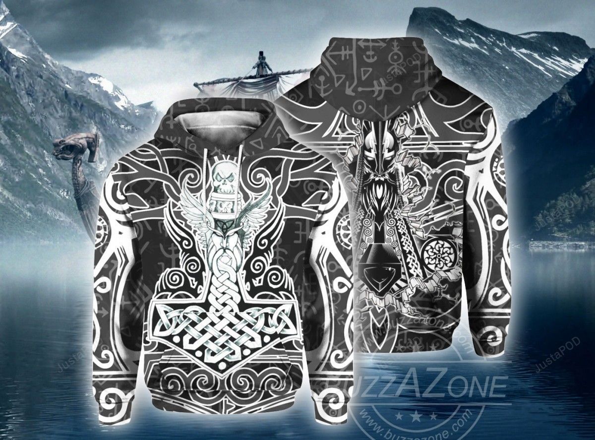 Viking Odin Thor Hammer 3D Hoodie For Men Women All Over 3D Printed Hoodie BT - 05a9a85d304c Viking Odin Thor Hammer 3D Hoodie For Men Women All Over 3D Printed Hoodie BT - 05a9a85d304c